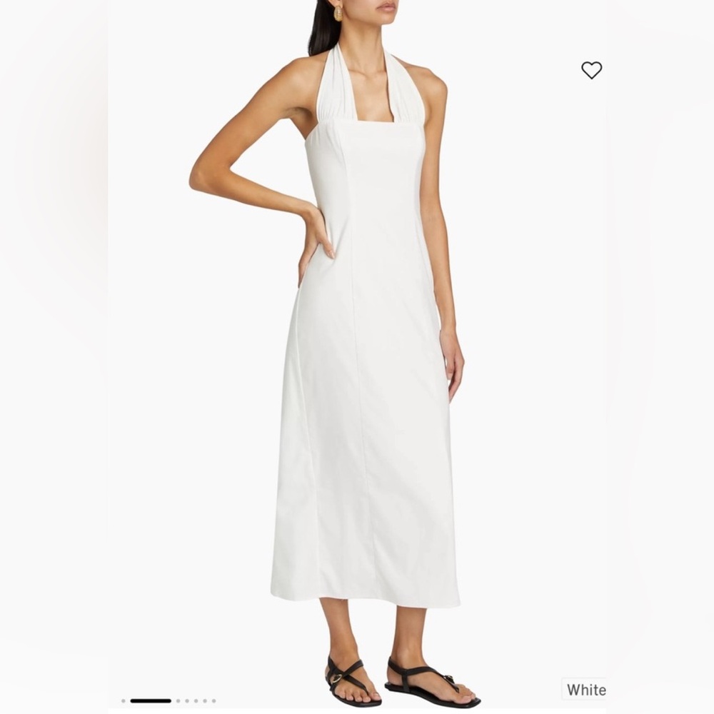 Reformation Bessi Dress White Cotton NWT Size 10